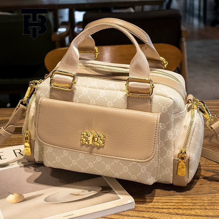 Designer s bag TB BHULAMTE Boston Women's Bag 2025 New Genuine Leather Handbag Pillow Bag Fashion Versatile Handbag Shoulder Bag Simple Crossbody