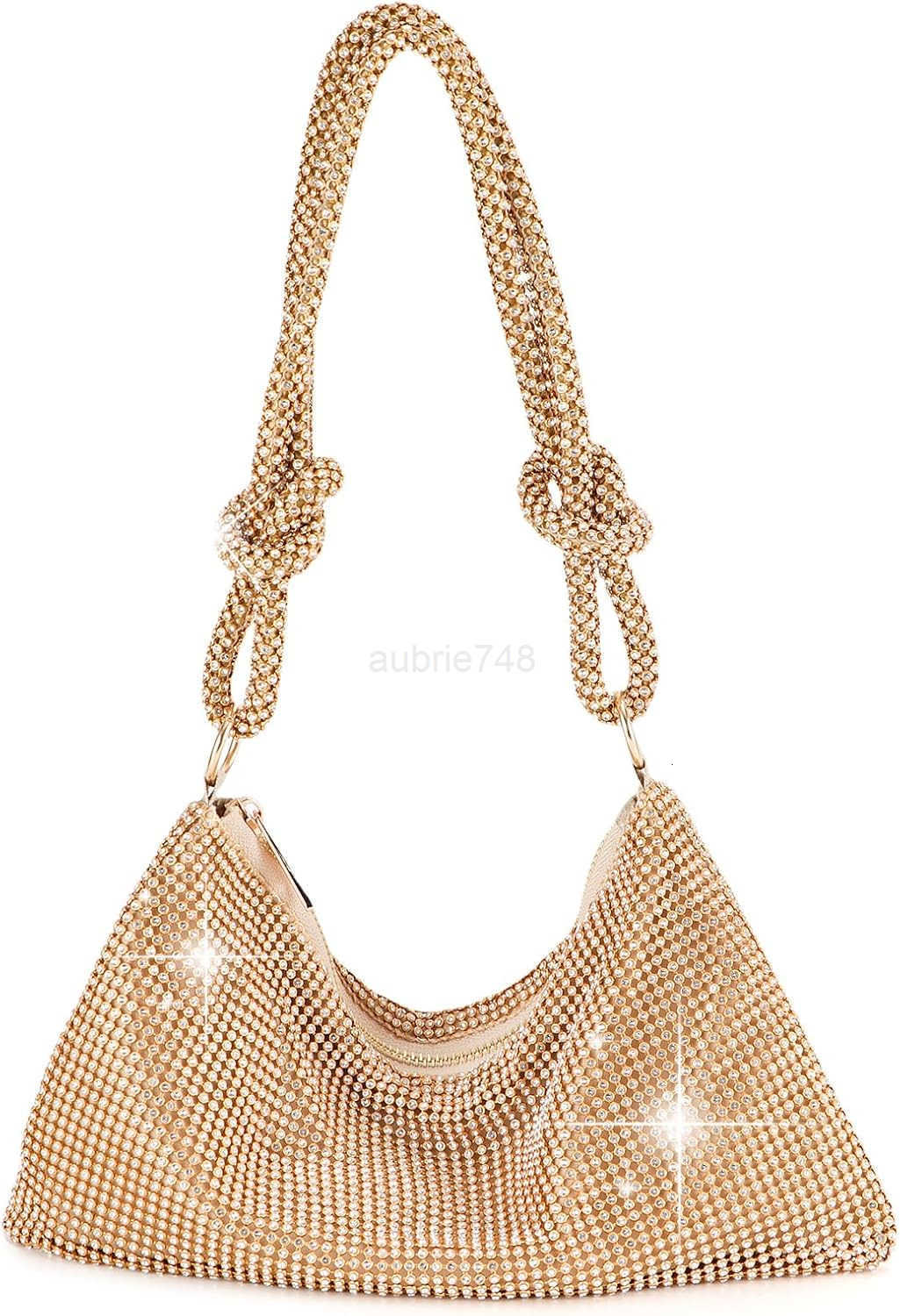 Women Gold Clutch Rhinestone Gold Purse WeddingEvening Clutch Purses For Women 10204669 M250904