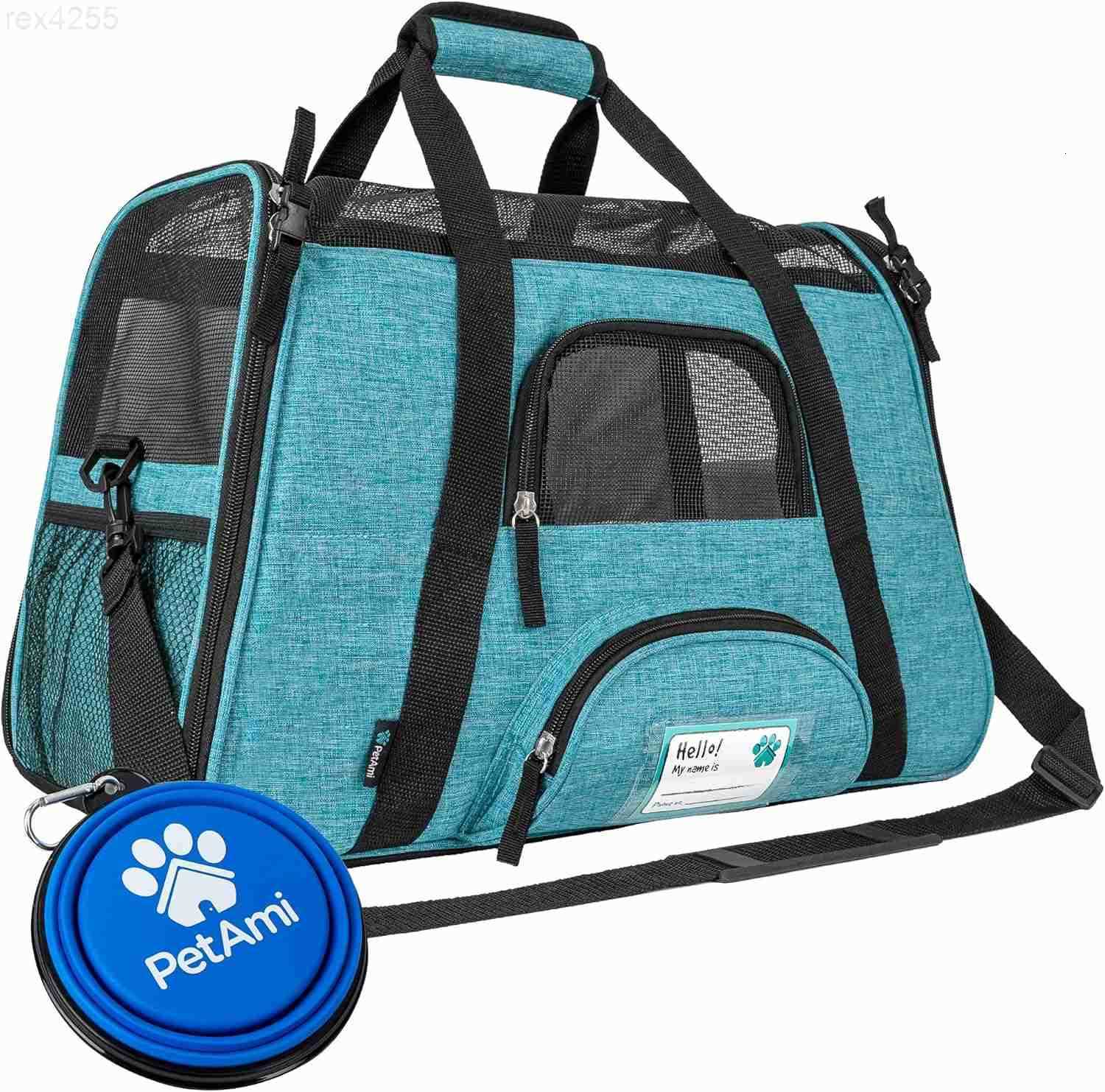 Approved Pet Carrier for Cat Soft Sided Dog Carrier for Small Dog Cat Travel Supply Accessories Indoor Cat Ventilated Pet Carrying Bag Medium Large Ki