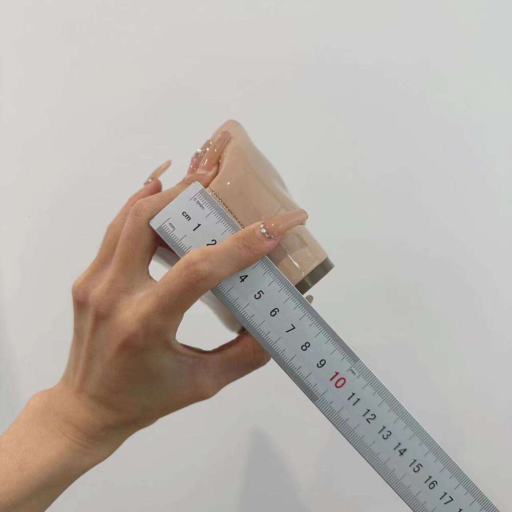 Nude Color Shoes Thick Heel + Internal Lift 6cm Sexy Pure Desire Open Toe Gentle Temperament Commuter Women's High Heels