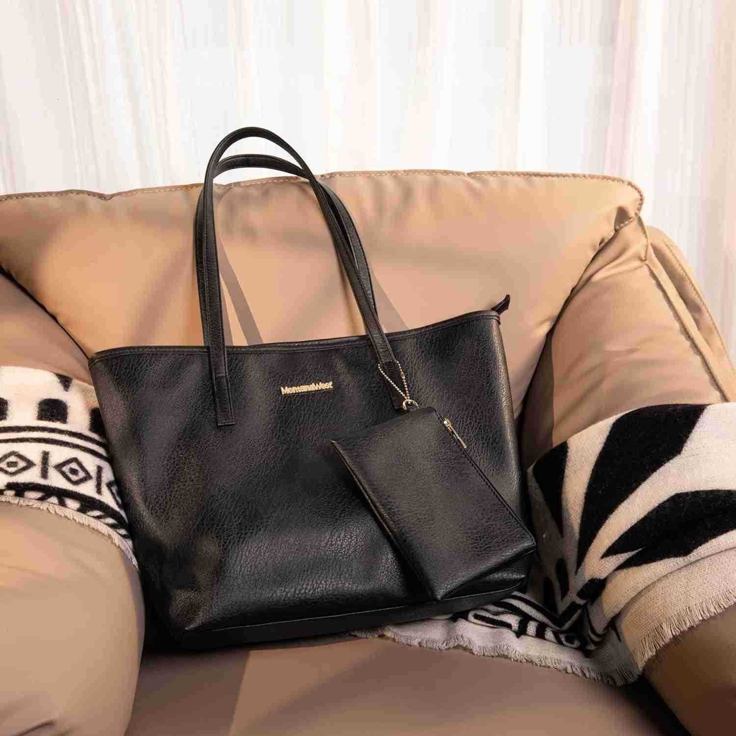 Tote Bags Vegan Leather Purses and Handbags for Women Top Handle Ladies Shoulder Bags M250904