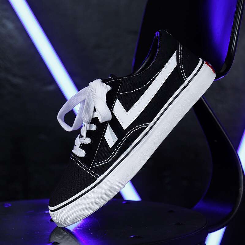 Youth Low-Top Canvas Student Ins Trend Men's Sneakers Casual Cloth Korean Style Shoes Couple Breathable Lightweight