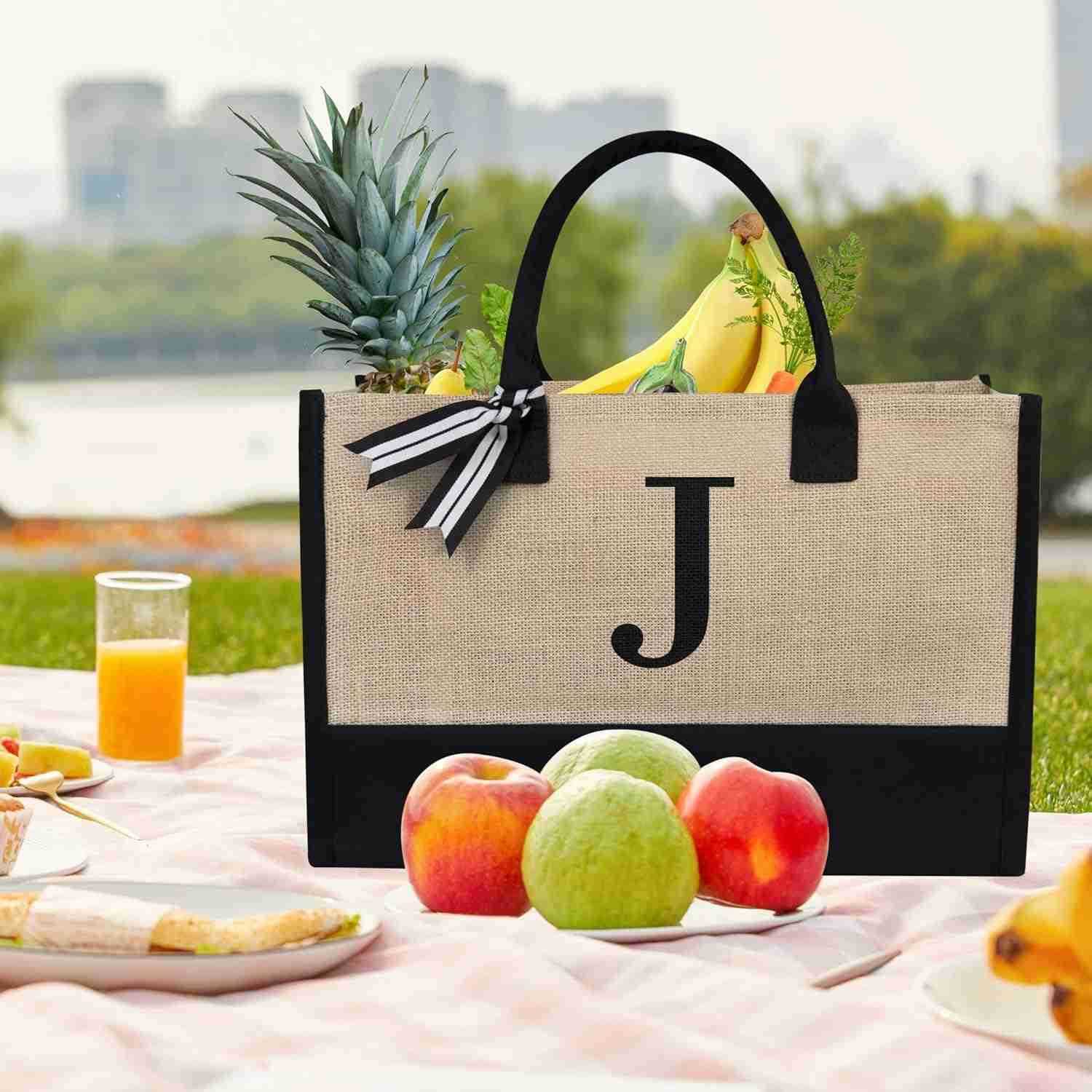 Tote Bag Personalized Present Bag Suitable for Wedding Birthday Beach Holiday is a Great Gift for Women Mom Teachers Friends BriW250904
