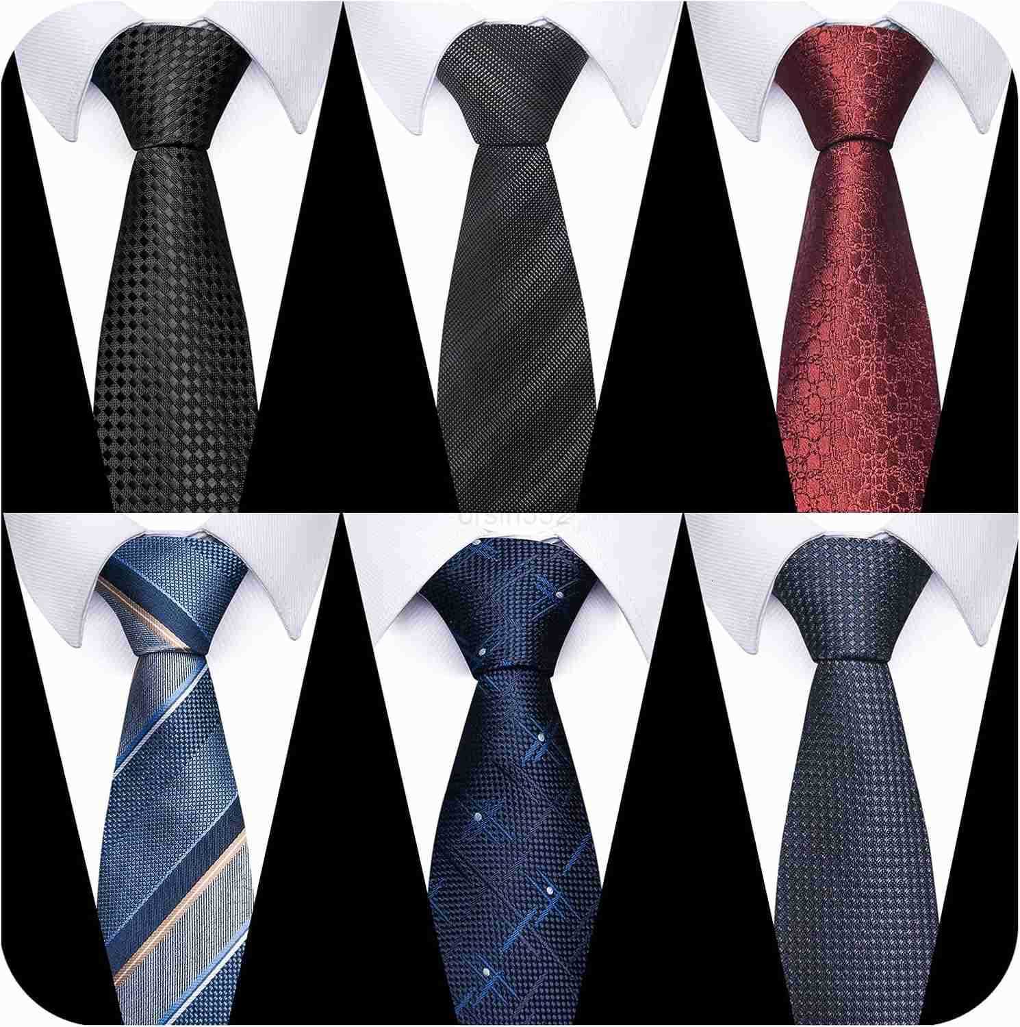 Tie For Men 6 PCS Necktie Woven Jacquard Neck Ties SetW250904