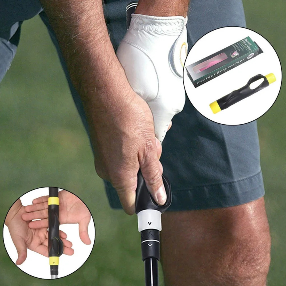 Golf Training Grip Trainer Golf Club Golf Swing Trainer for Improved Hand Positioning 250903