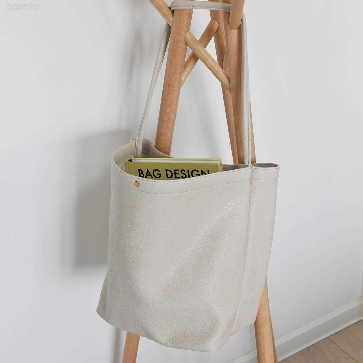 Hobo Bag for Women Vegan Leather Bucket Bags Minimalist Shoulder Handbag M250904