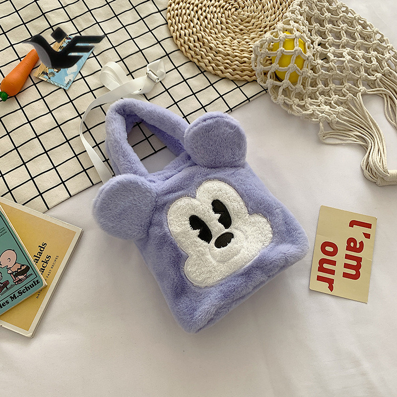 Feiyan Free Shipping New Designer Bag Luxury Shopping Bag Cute Single Shoulder Plush Bag Large Capacity Handbag Cartoon Doll Casual