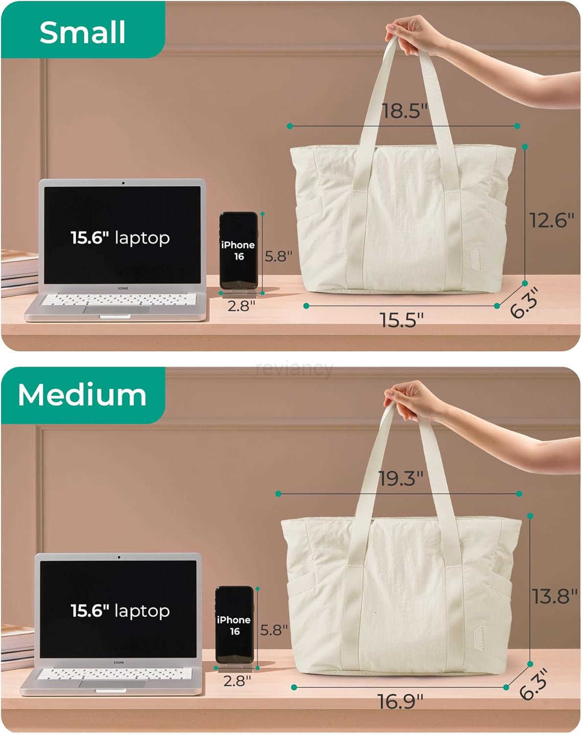 Tote Bag for Women with Zipper Gym tote with Compartments Work Tote Nurse Dance Yoga Bag for TravelW250904