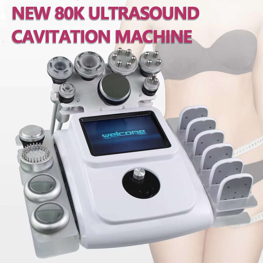 Factory Outlet New 80Khz Ultrasonic Cavitation Body Slimming 12 In 1 Lipolysis Machine Physiotherapy RF Vacuum Microcurrent Skin Tighten Face Lift Mas