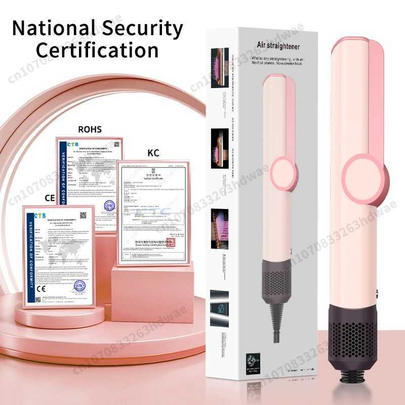 Professional 2 IN 1 Hair Straightener Hair Dryer HeatUp Hair Flat Iron Negative Ion Iron Blow Dryer Haircare Styling ToolsW250904