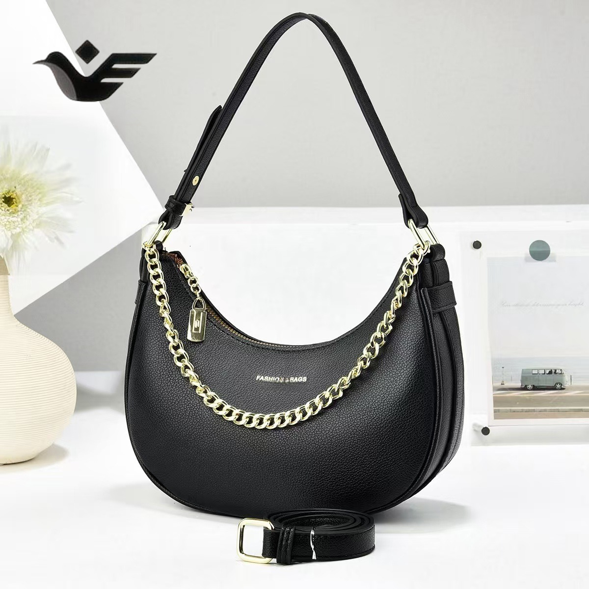 Feiyan Free Shipping New Designer Bag Luxury Shopping Bag Trade Manufacturer Elegant Simple Trendy Niche Dumpling Bag Large Capacity Trendy Personalit