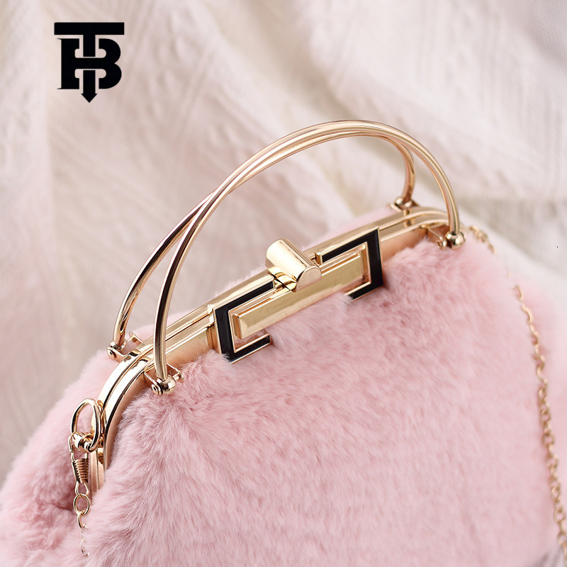TB BHULAMTE Real Fur Rex Rabbit Fur Fashionable Stylish 2025 Spring New Trendy Women's Bag Designer S Bag Handbag Shoulder Crossbody Chain Bag