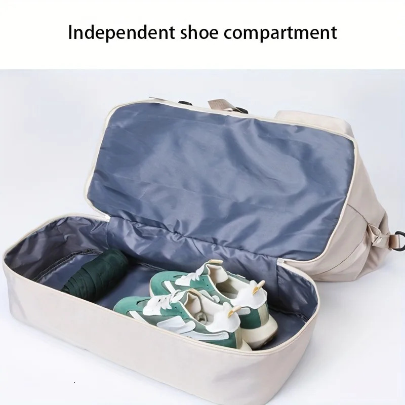 Large Capacity MultiFunctional Travel Duffel Bag Gym Tote with Multiple Compartments Durable Nylon Sports Bags 250903