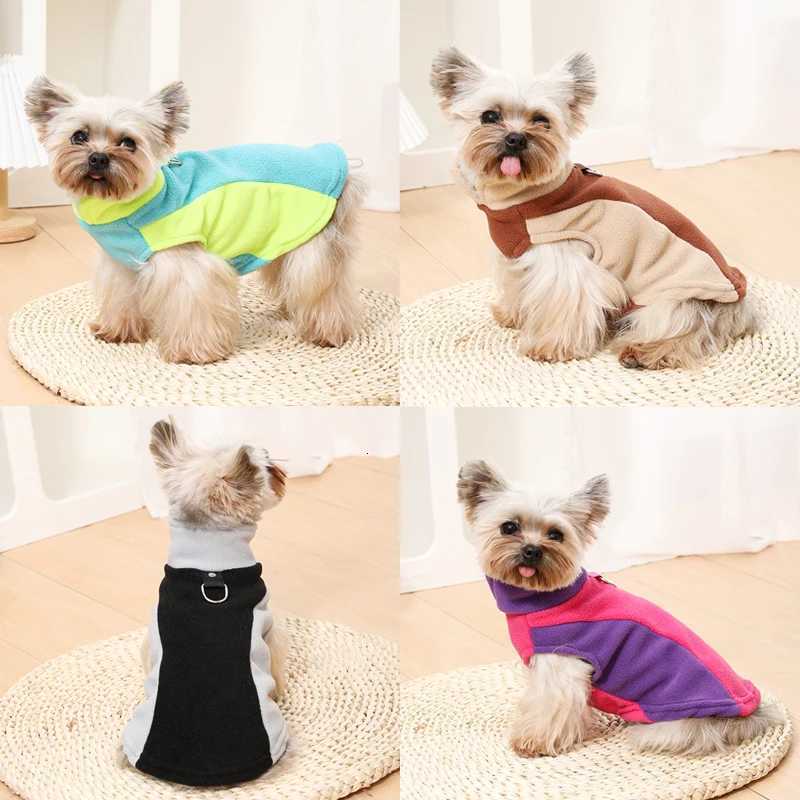 Autumn Winter Dog Clothes Soft Warm Fleece Pet et Vest With Dring For Small Medium Dogs Cat Puppy Sweater Chihuahua Yorkie W250904