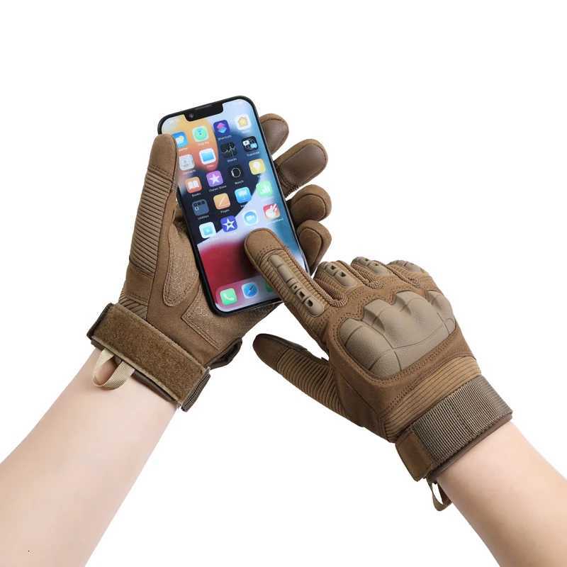Mens Tactical Gloves Pro Sports Gloves Touch Screen Outdoor Hunting Hiking Combat Airsoft Full Finger Shooting Gloves WomenXJ250904