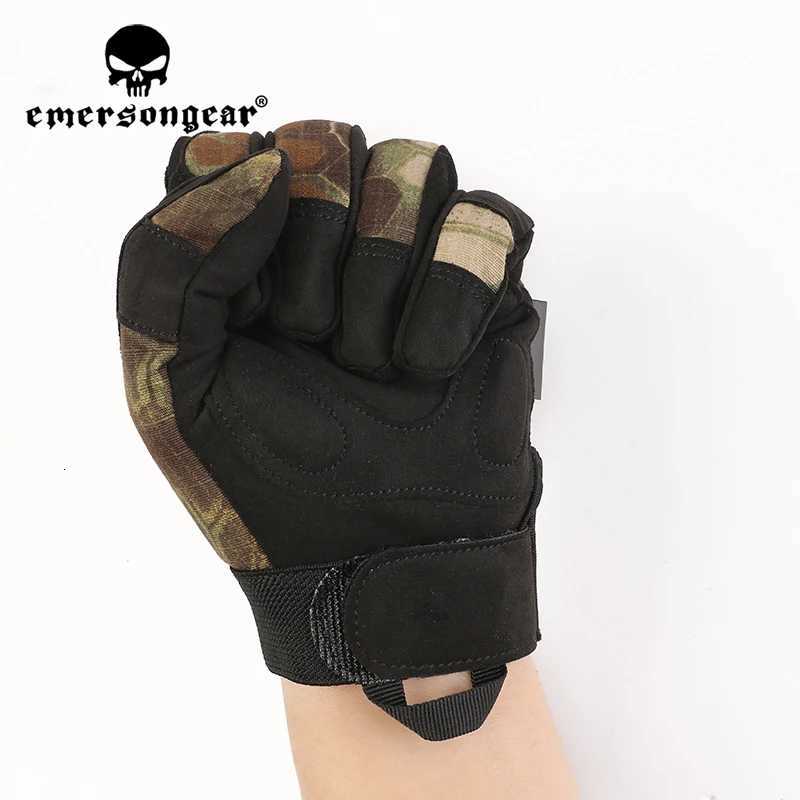 ersongear Lightweight Camouflage Gloves Tactical Full Finger Hand Protective Combat Handwear Sports Cam Hunting HikingXJ250904