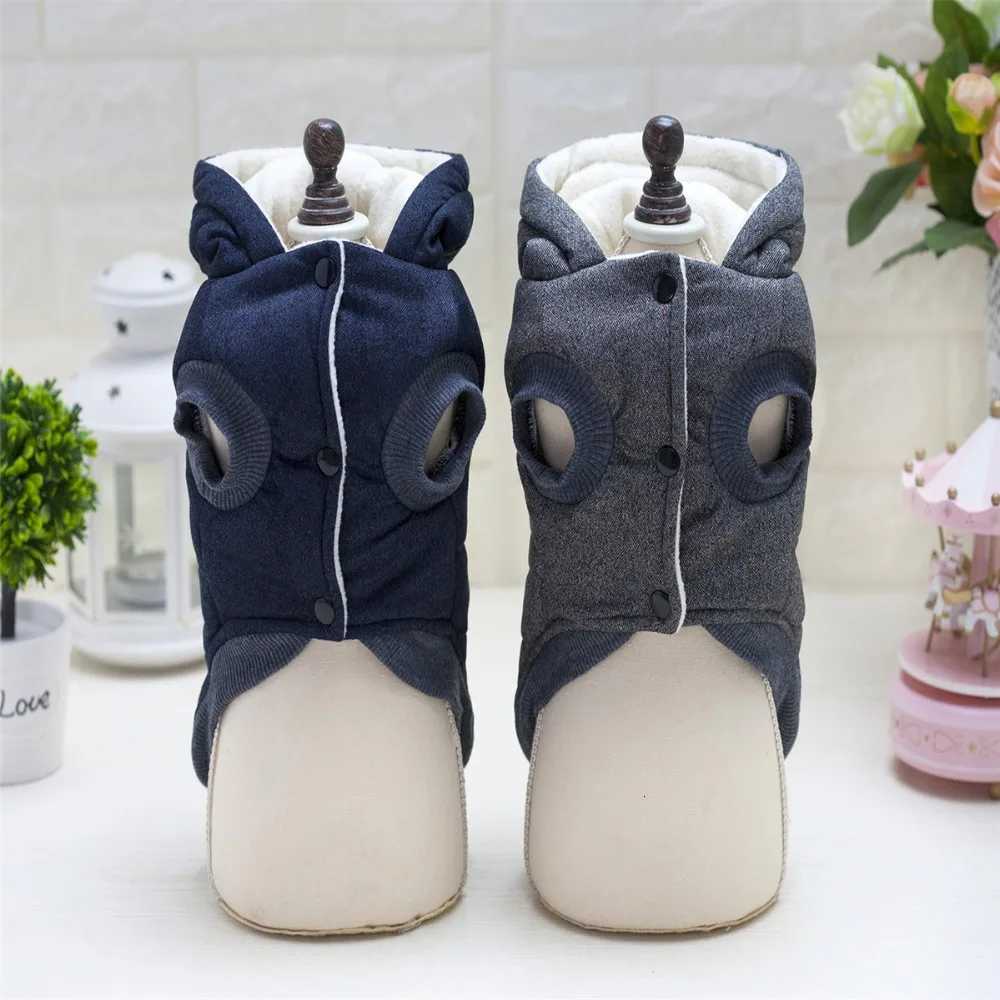 Cute Winter Padded Dog Vest Coat Hoodies Cat Puppy Cold Weather Coats et For Small Dog Drop Shipping W250904