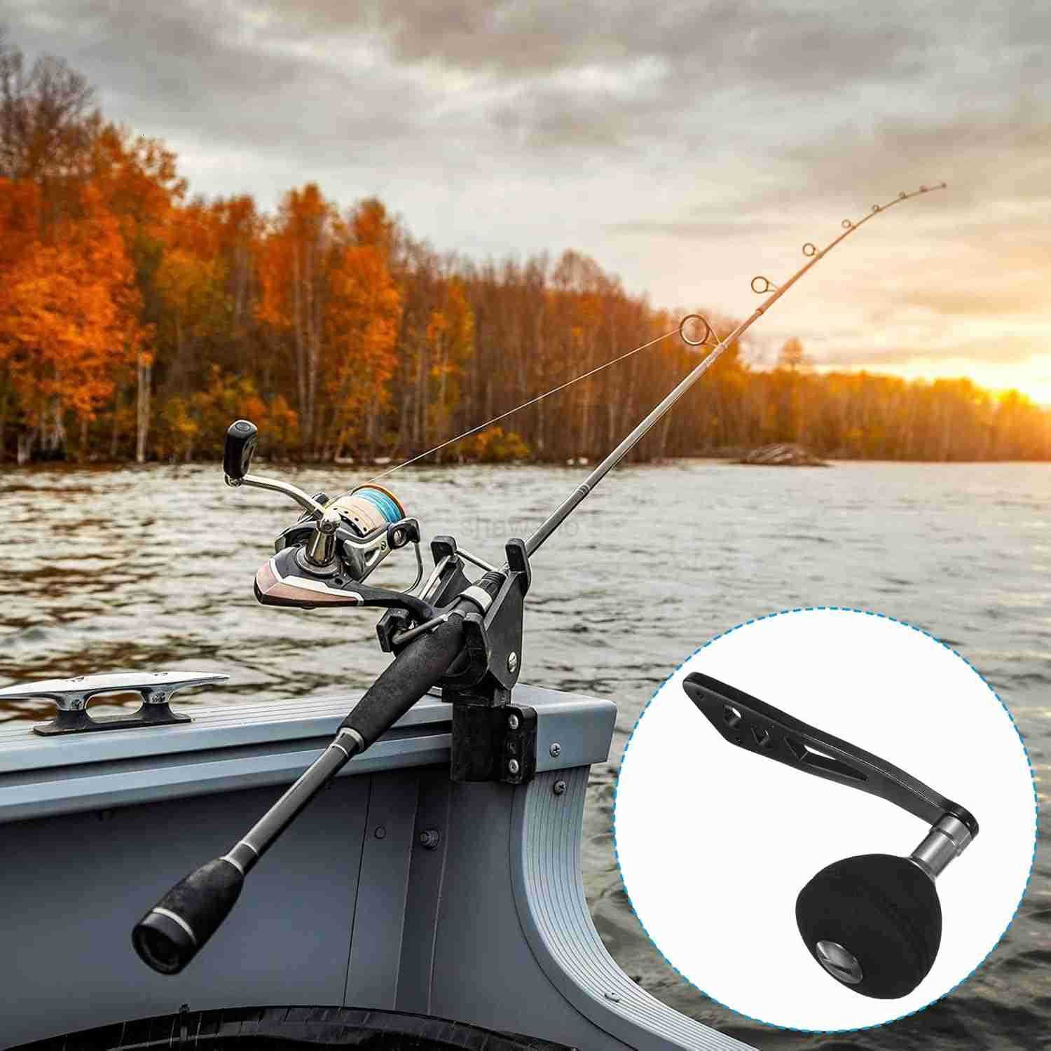 Power Handle Metal Fishing Reel Handle EVA Knob Grip Replacement Parts for Rocker Arm Accessories W250904