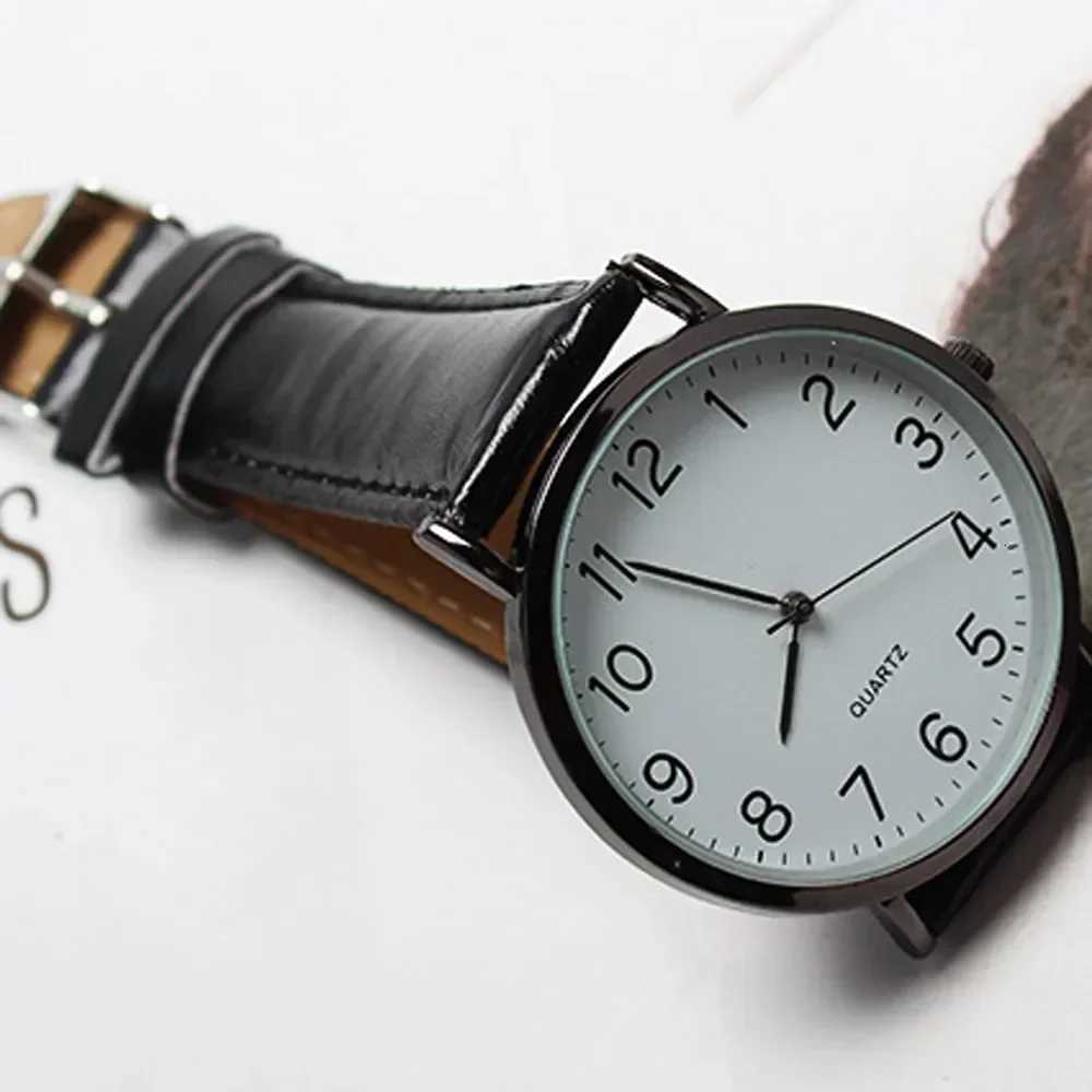 New In Quartz Wristwatches For Men Simple Business Fashion Leather Quartz Wrist Watch Business Quartz Wristwatch Reloj Mujer X250904