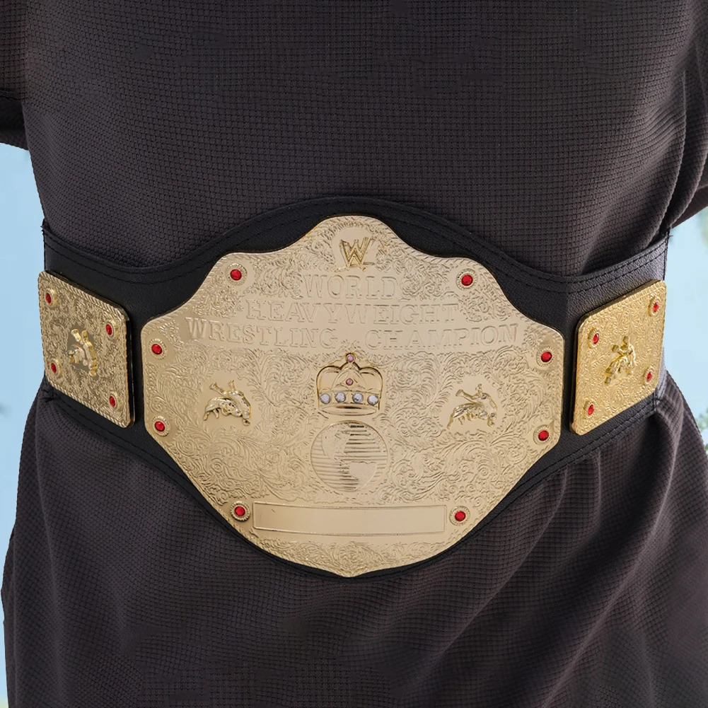 Wrestler Championship Belt Weightlifting Competition Souvenir Prizes Childrens Tournament Badge of Honor Cosplay Toys Gift 250904