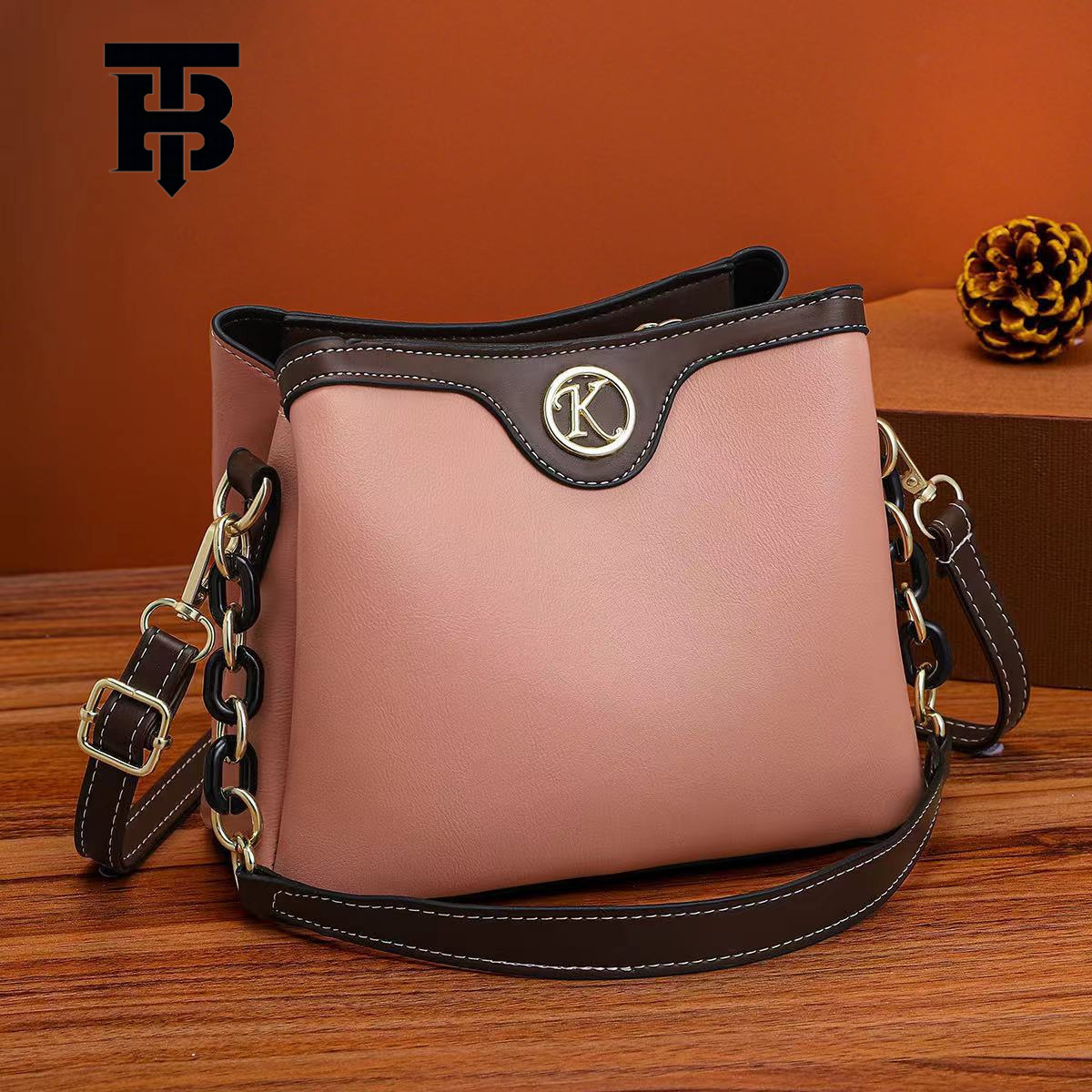 TB BHULAMTE 2025 New Fashion Retro Bucket Bag from Manufacturer, Cross-Border Trendy Large Capacity Shoulder Designer s bag Crossbody Bag Wholesale