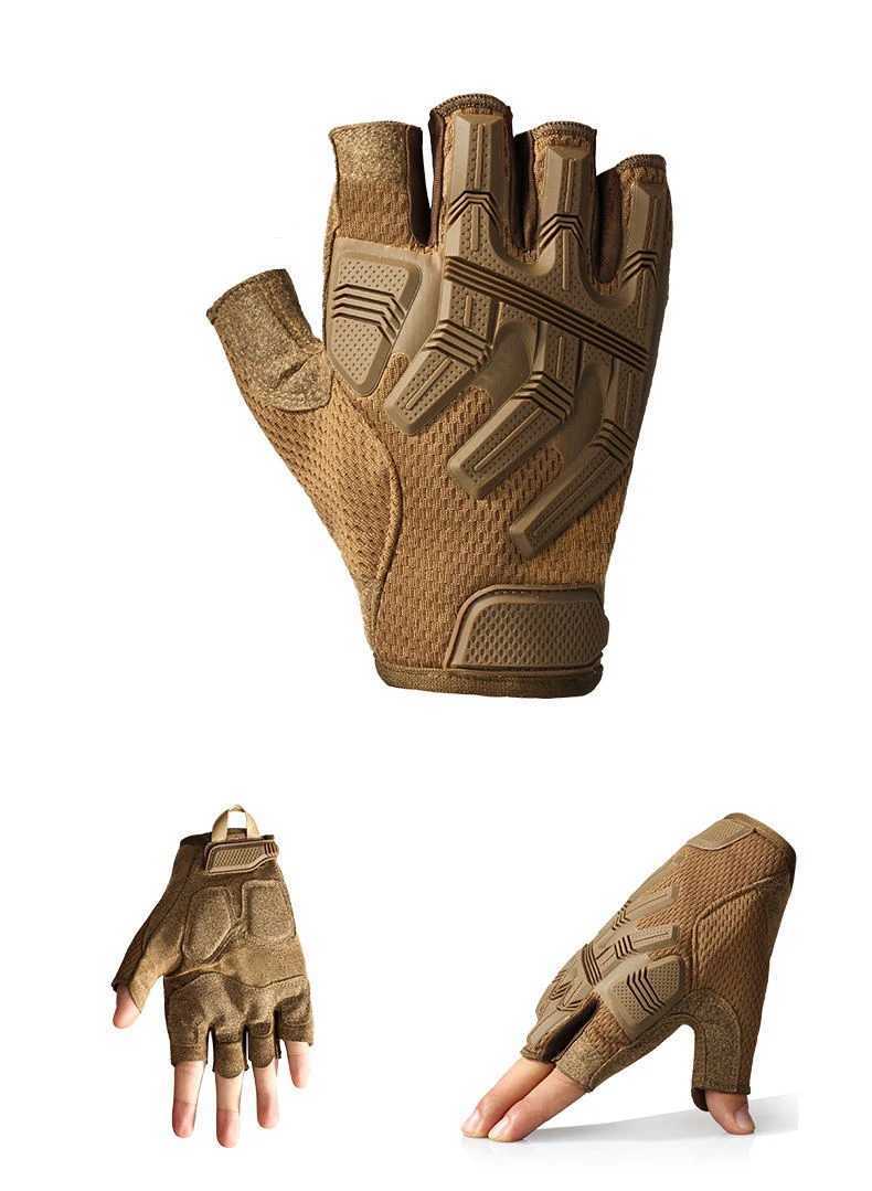 Special Forces Tactical Gloves Outdoor Mountain Climbing and Fitn Sports Half Finger Cycling Tactical Protection GlovesXJ250904
