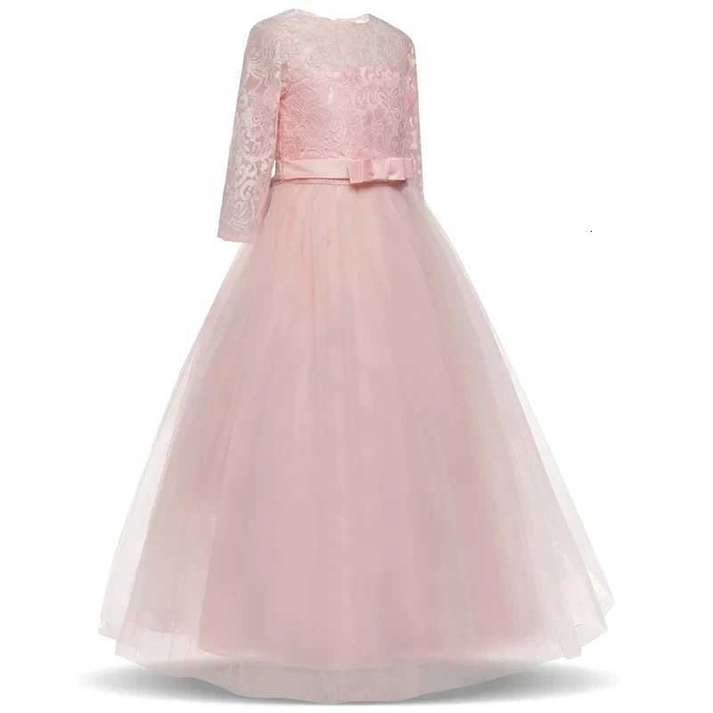 Baby Princess Dress Girl Party Ball Gown Wedding Lace Dresses Kids Christmas Bridesmaid Costume Birthday Party Dress 4-14 Years Z250904