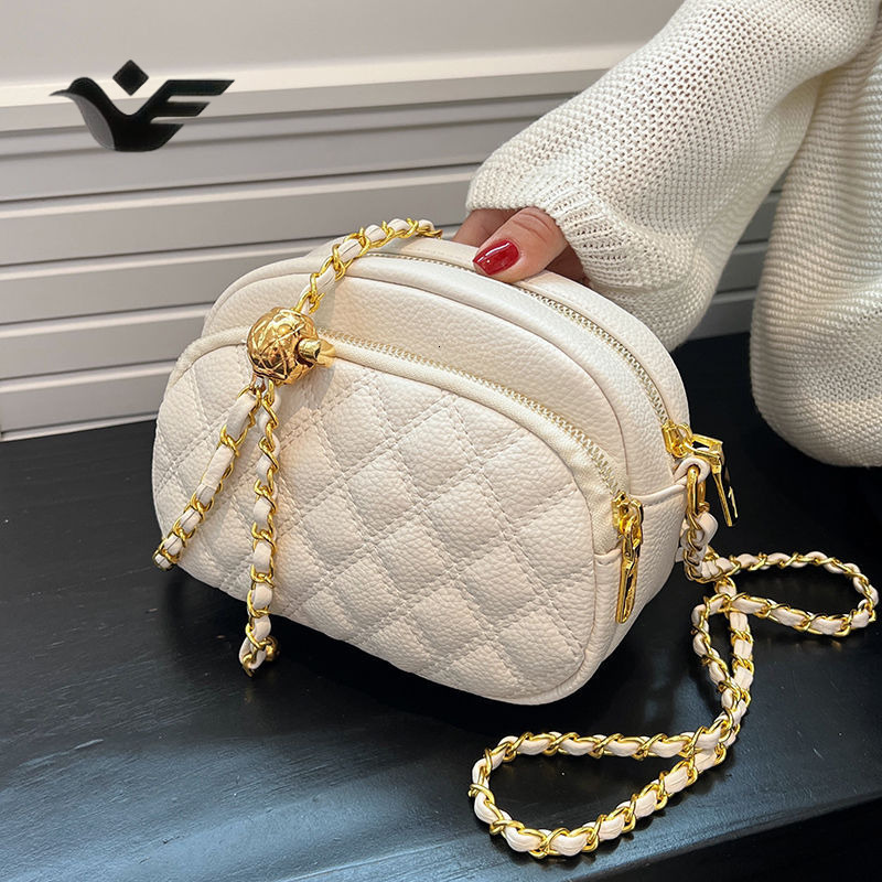 Feiyan Free Shipping New Designer Bag Luxury Shopping Bag High-quality Texture Small Bag For Women Ins Style Niche 2025 Fashion Quilted Chain Crossbod