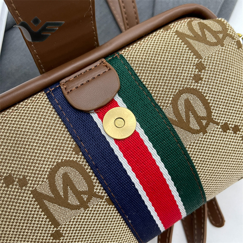 Feiyan Free Shipping New Designer Bag Luxury Shopping Bag Striped European And American Retro Classic Chain Underarm Shoulder Bag Crossbody Bag Trend