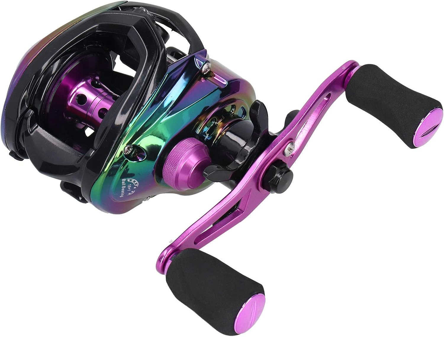 Fishing Reel Casting Reel High Speed Ratio 811 Baitcasting Fishing Reel Metal Lightweight 12 Gear Magnetic Brake for Fishing W250904