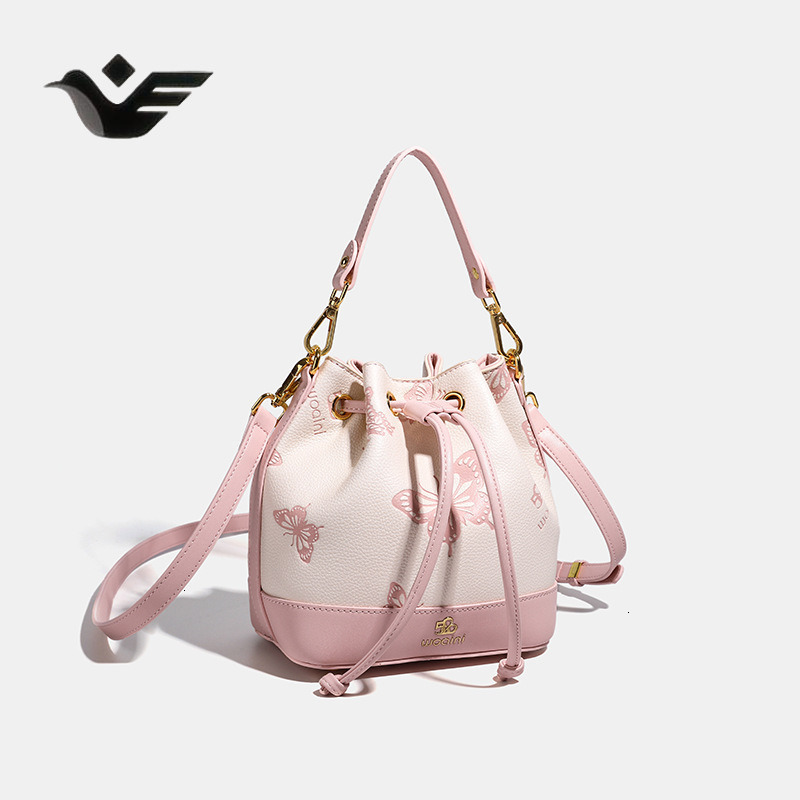 Feiyan Free Shipping New Designer Bag Luxury Shopping Bag UR Women's Bag Fashion Bucket Bag Niche Sweet High-end Versatile Handbag Shoulder