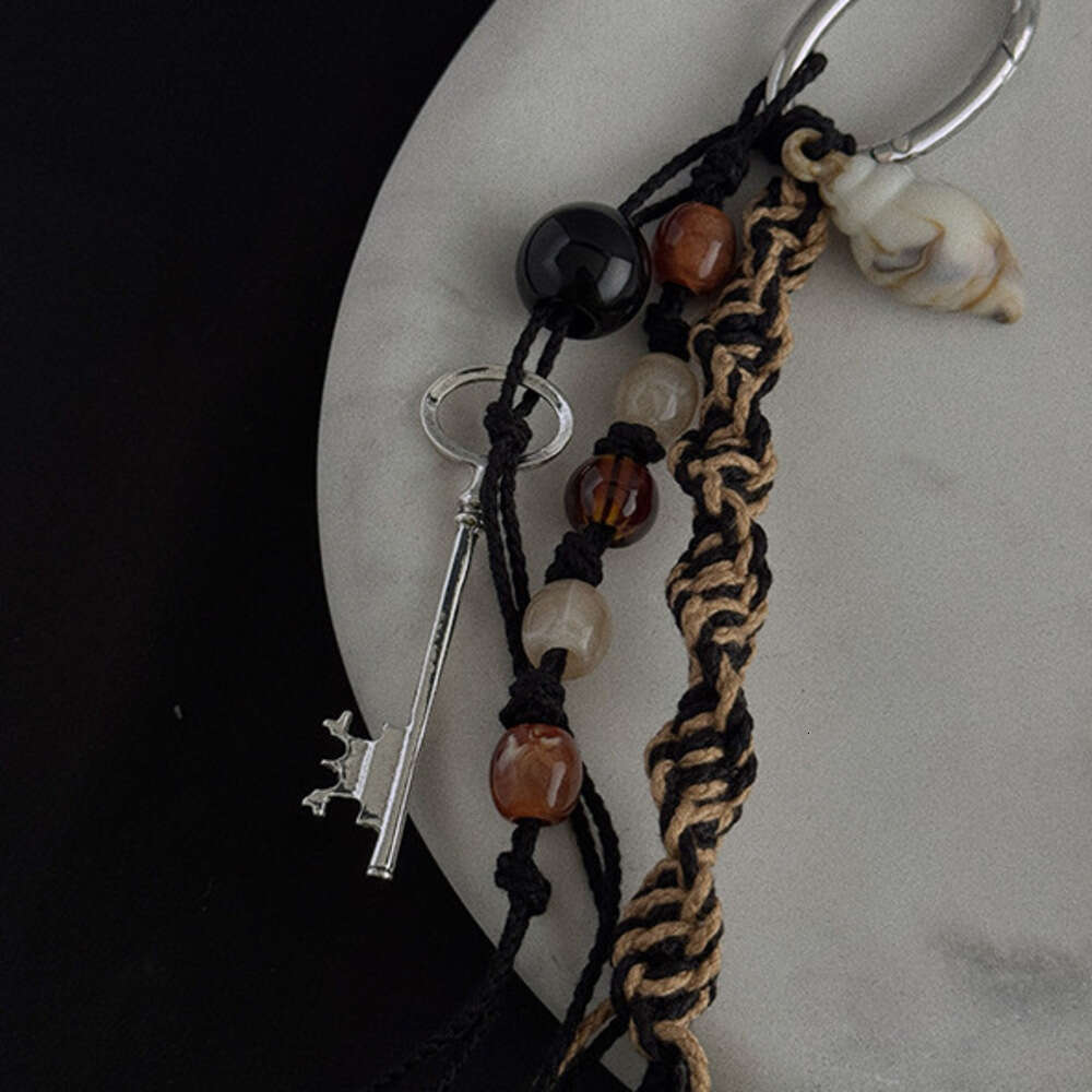 DHEssentials 2025 Retro Boho Handwoven Beaded Charm - Keychain, Phone Strap, Bag Accessory