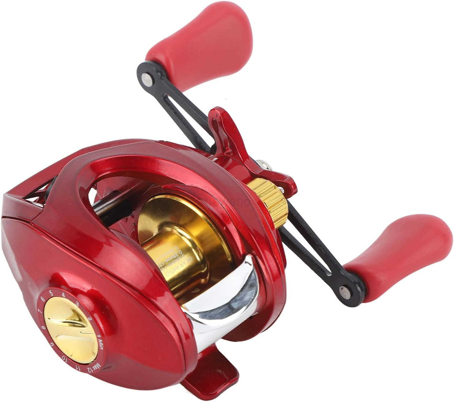Baitcasting Wheel Smoothly Casting Retrieving Metal Fishing Reel for Sea Lake River W250904