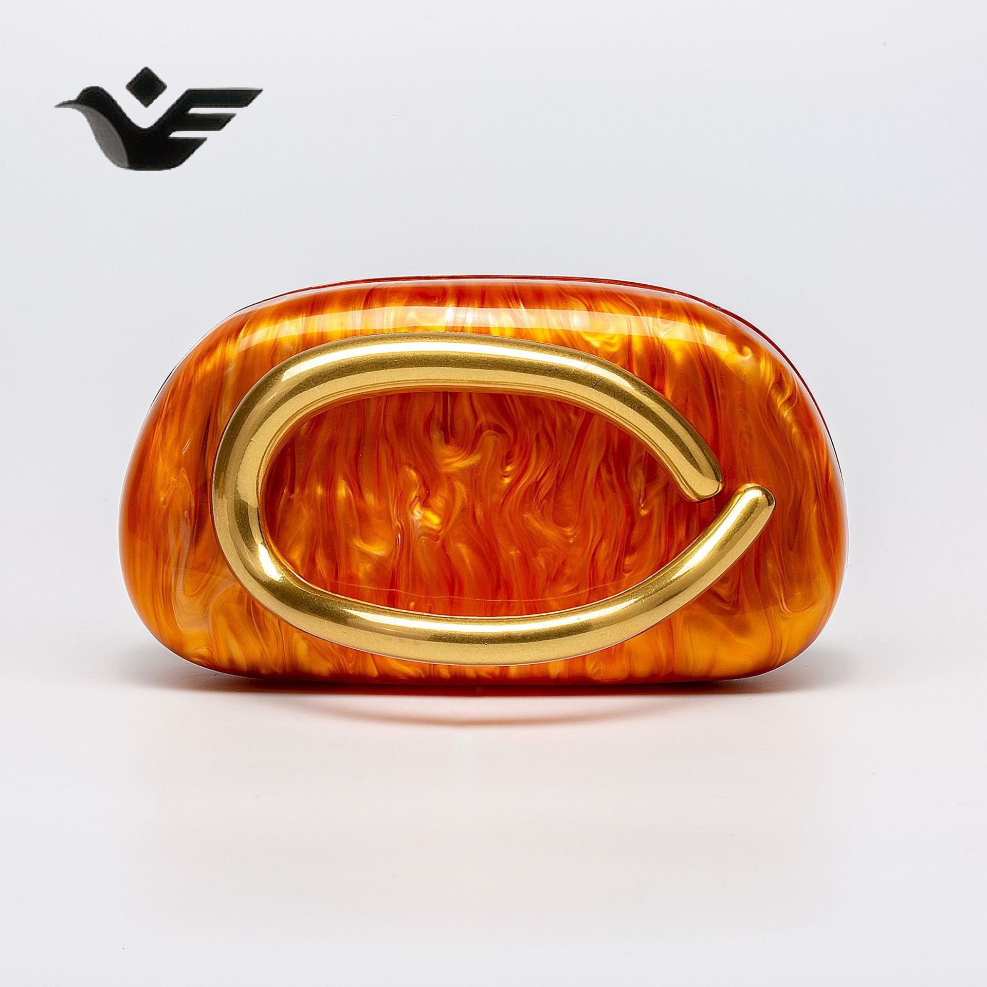 Feiyan Free Shipping New Designer Bag Luxury Shopping Bag Irregular Shell Acrylic Bag Fashion Wedding Evening Clutch