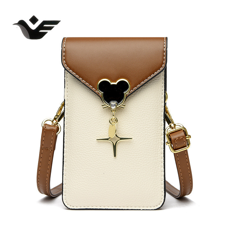 Feiyan Free Shipping New Designer Bag Luxury Shopping Bag Women's Phone Bag Single Shoulder Crossbody Bag Fashionable Textured Vertical Small Bag