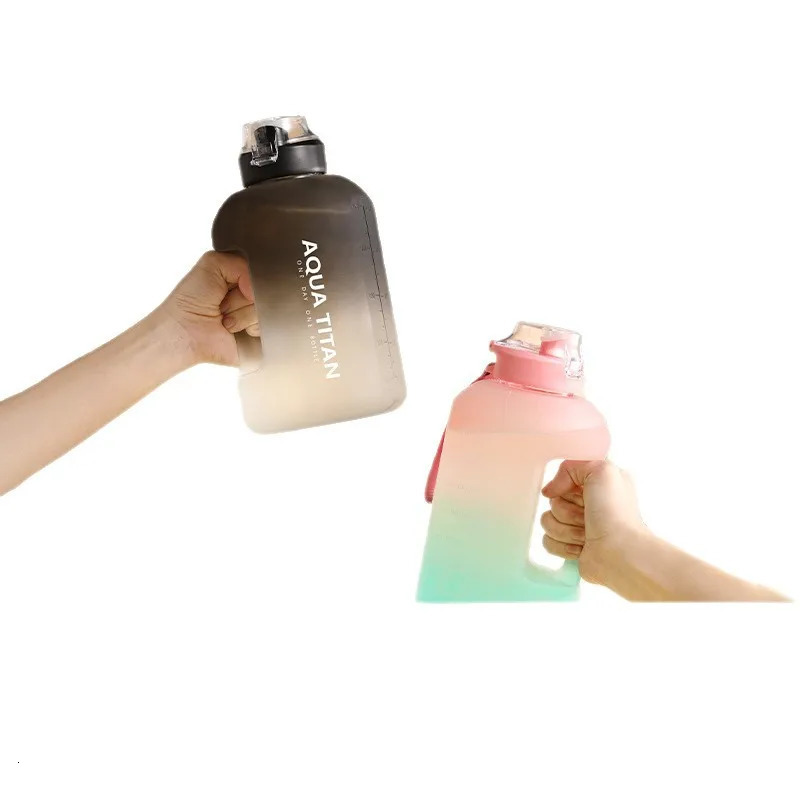 Water Cup Large Capacity Mens and Womens Fitness Sports Water Bottle Big Belly Cup Summer Bottle Dundun Bucket 250904