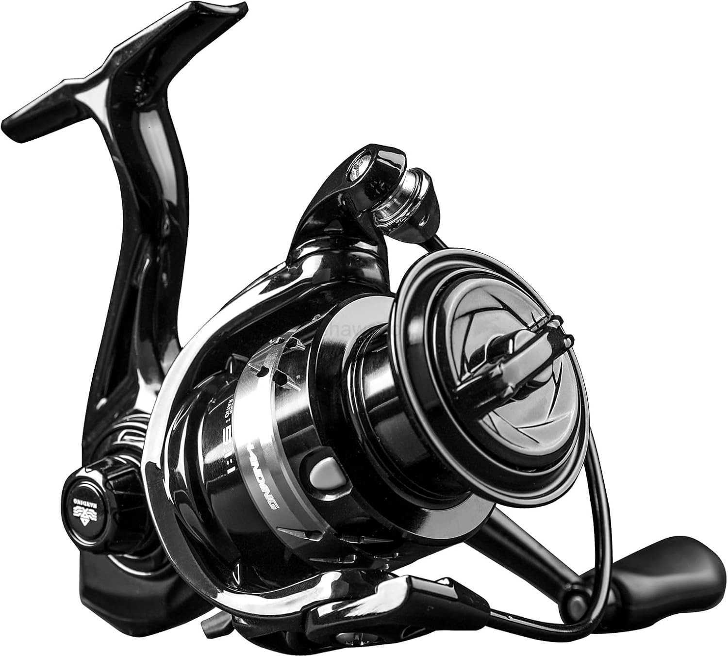 Spinning Reels Freshwater Spinning Fishing Reels 1433 Lbs Max Drag Ultra Smooth 521 Gear Ratio Aluminum Spool 31 BB Handle Interchangeable W250904