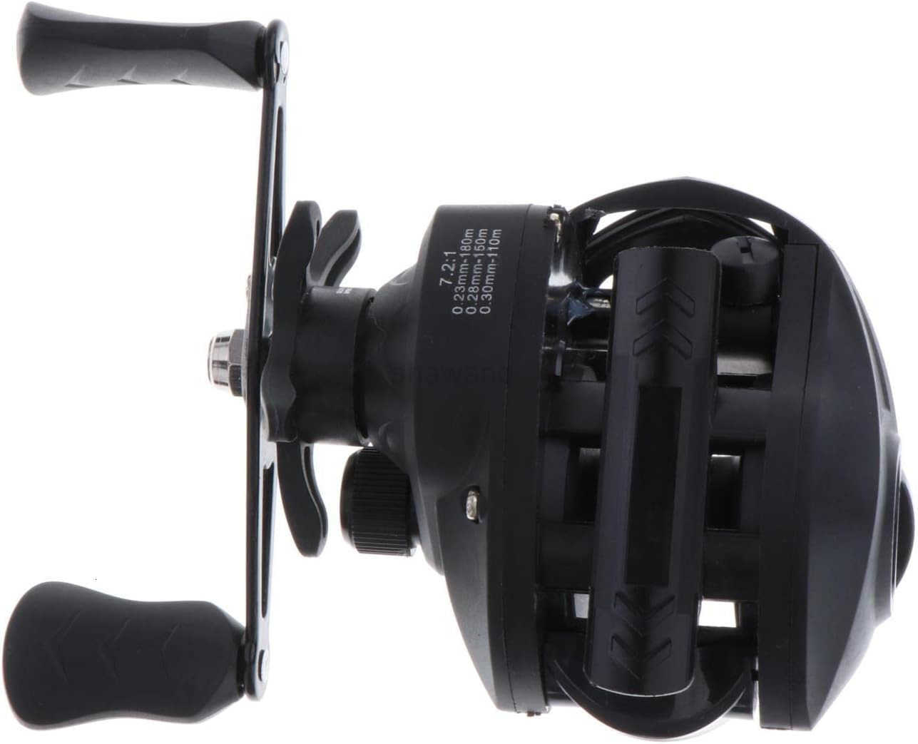 Baitcaster Fishing Reel 76 LB Drag 1 Shielded Ball Bearings Brake System W250904