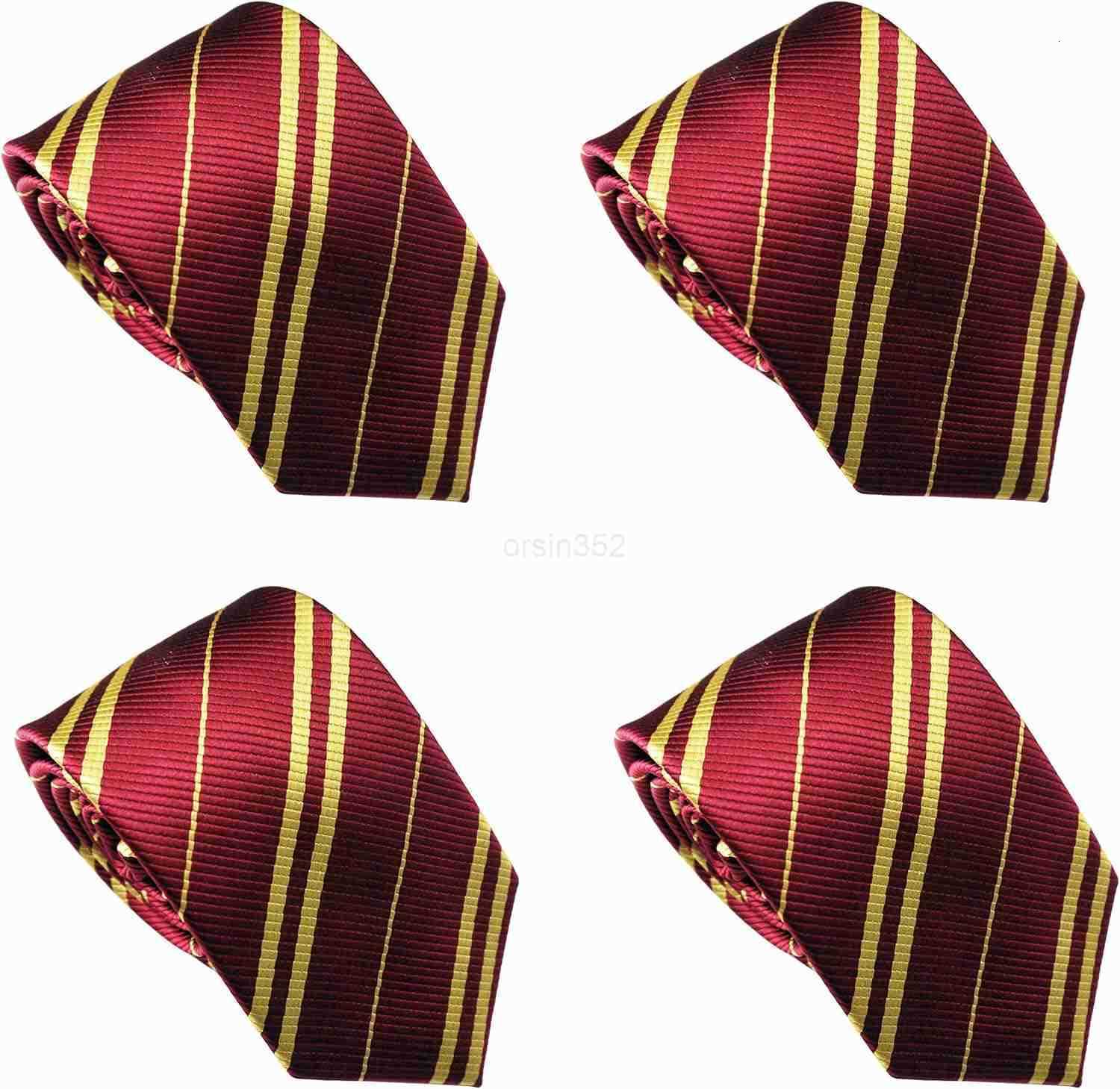 4 Pack Pinstriped Formal Necktie Tie SetW250904