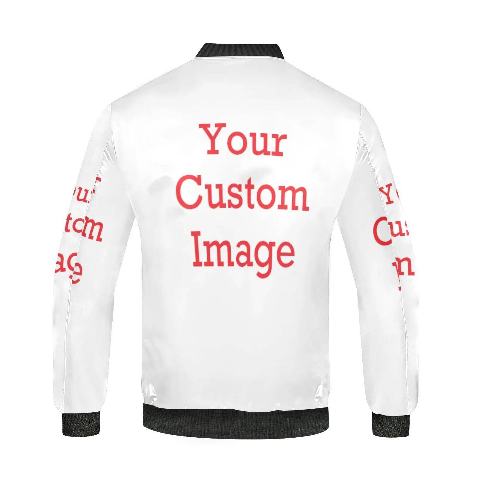 New Men Casual Jackets Spring and autumn Sportswear Customizing images Jacket Mens jackets Male Coat Plus Size S-2XL