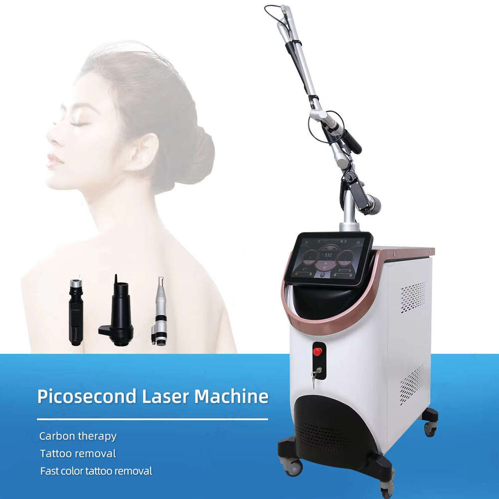 Professional Super Picosecond Laser Tattoo Removal Machine CE Skin Brightening Tone Improving Pico Laser Carbon Peel Skin Rejuvenation Beauty Machine