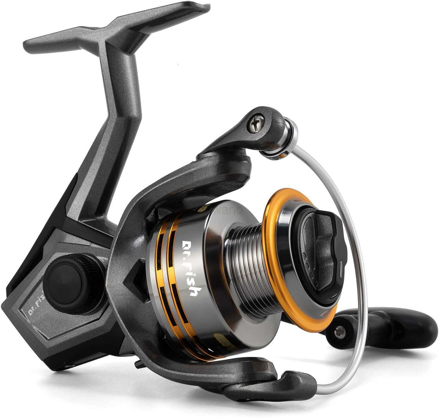 Spinning Reel Light Weight Fishing Reels Graphite Body Ultra Smooth 91 Stainless BBS 18Lb Max Drag Aluminum Spool Size 8004000 Crappie Bas W250904