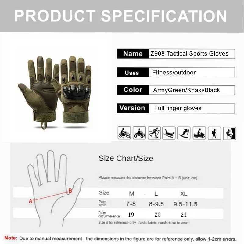 Hunting tactical Full Finger Walking for Outdoor Sports Mountaineering GlovesTouch DesignFitn ProtectionMotorcyc GlovesXJ250904