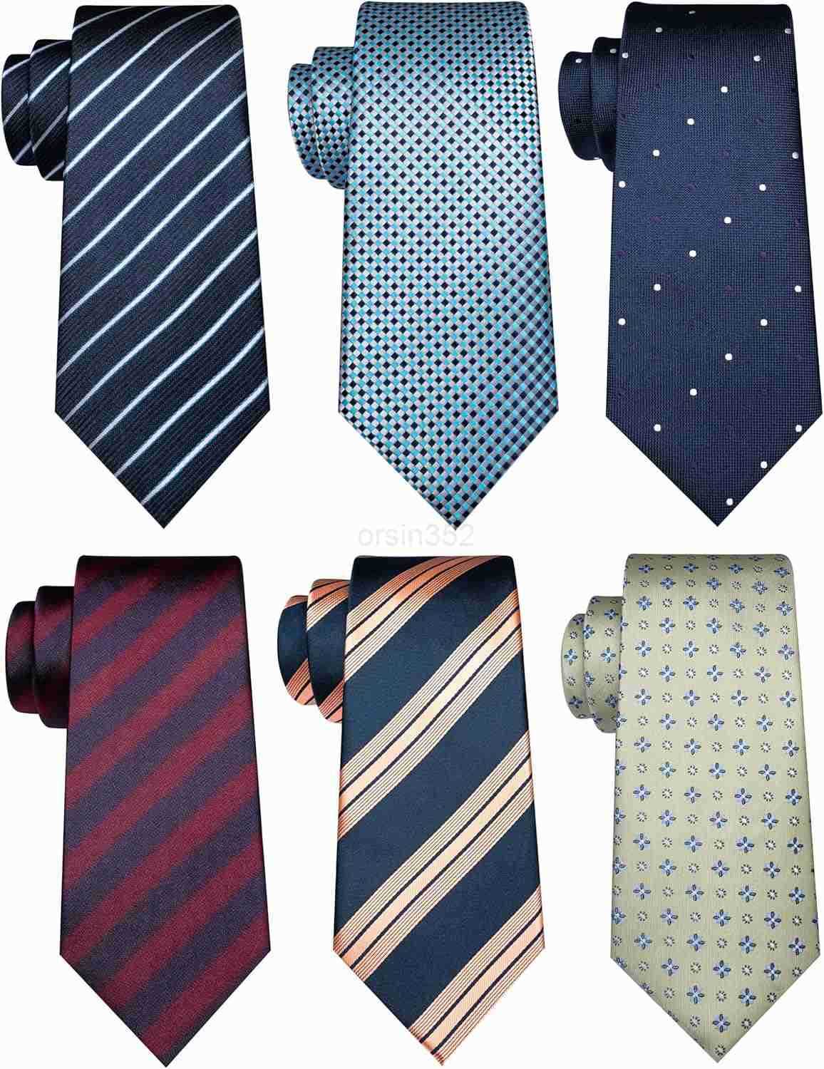 Mens Tie Casual Business Necktie 6PCS SetW250904