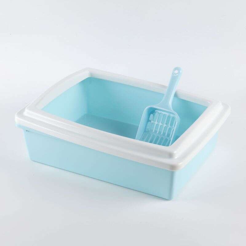 famous brand Covered Square Cat Toilet Litter Box Pet Cleaning Supplies