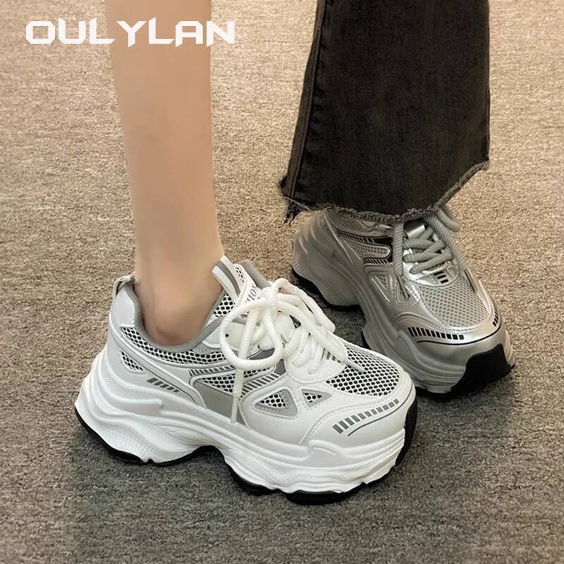 2024 Ladies Classic Luxary Women's Chunky Sneakers Thick Sole Female Sports Running Casual Fiess Vulcanize Shoes ddmysaturn