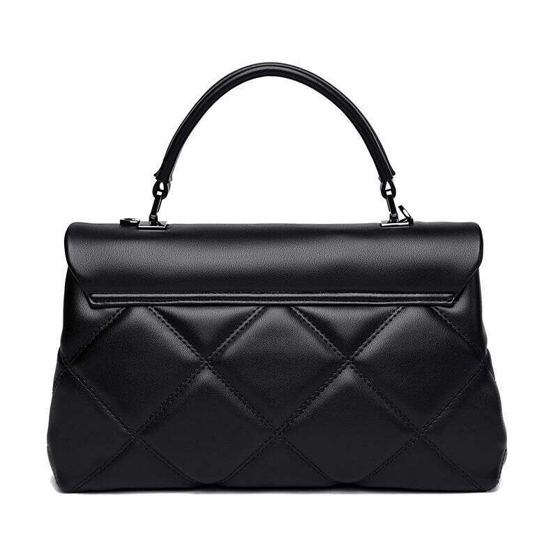 Cross Border Autumn And Winter New Fashion Bags Urban Simple Hand Held Messenger Rhombus Soft Leather Women's Bag