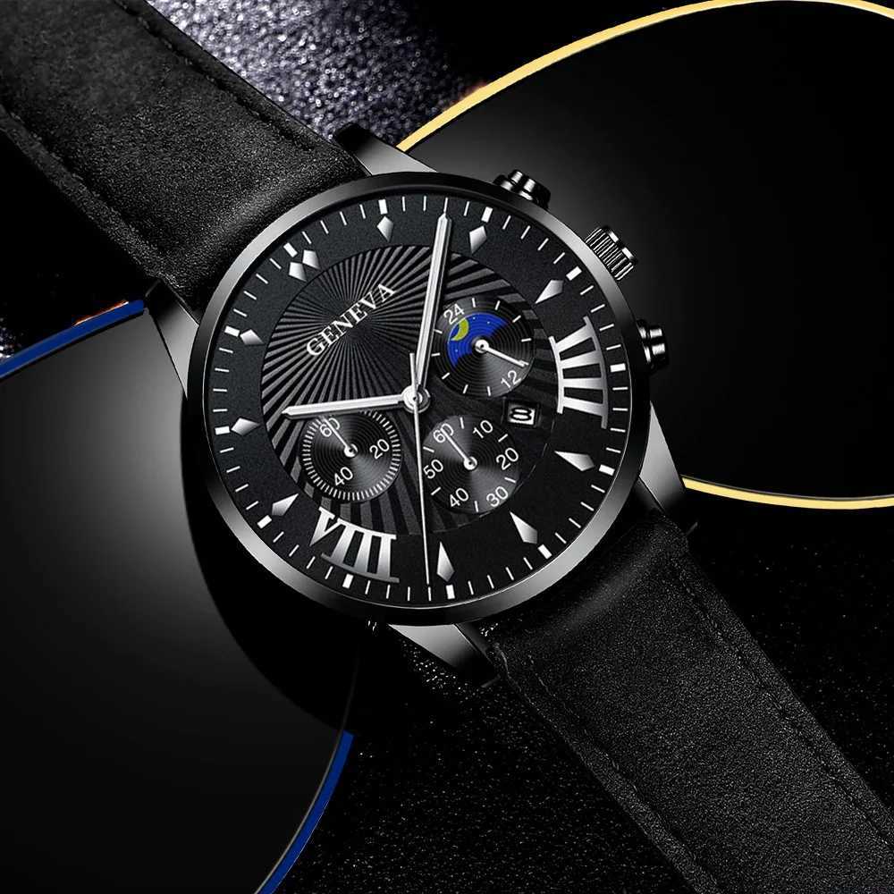 Fashion Mens Sports Watches 12PCS Set Man Business Leather Bracelet Quartz Watch Luxury Men Casual Cndar Clock Reloj Hbre X250904