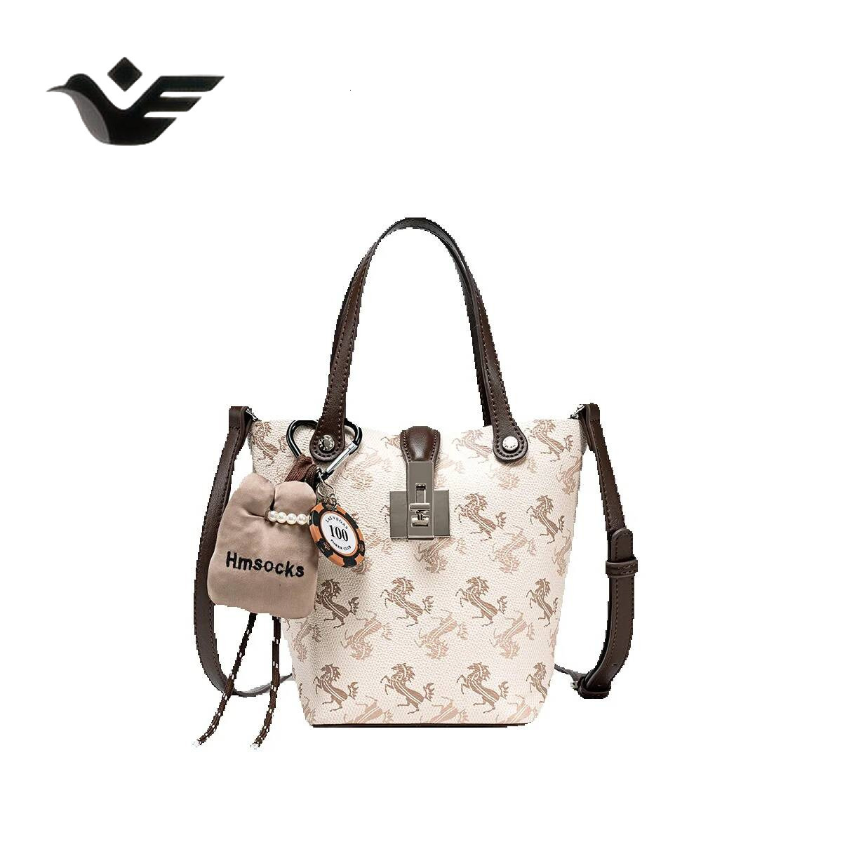 Feiyan Free Shipping New Designer Bag Luxury Shopping Bag Women's Bag Niche Design High-end Handheld Basket Bag Classic Retro Versatile Shoulder 