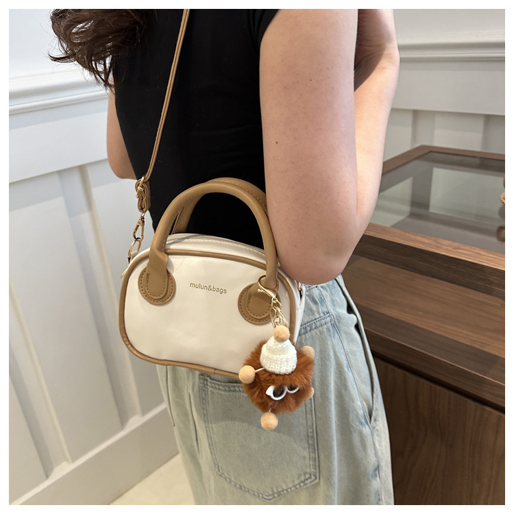 2025 autumn new fashion patch texture diagonal cross bag style elegant and trendy niche design handbag designer shoulder bag